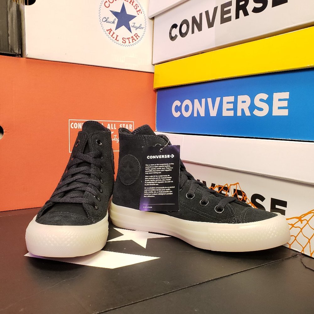 Converse / CTAS Black Suede Hi Top